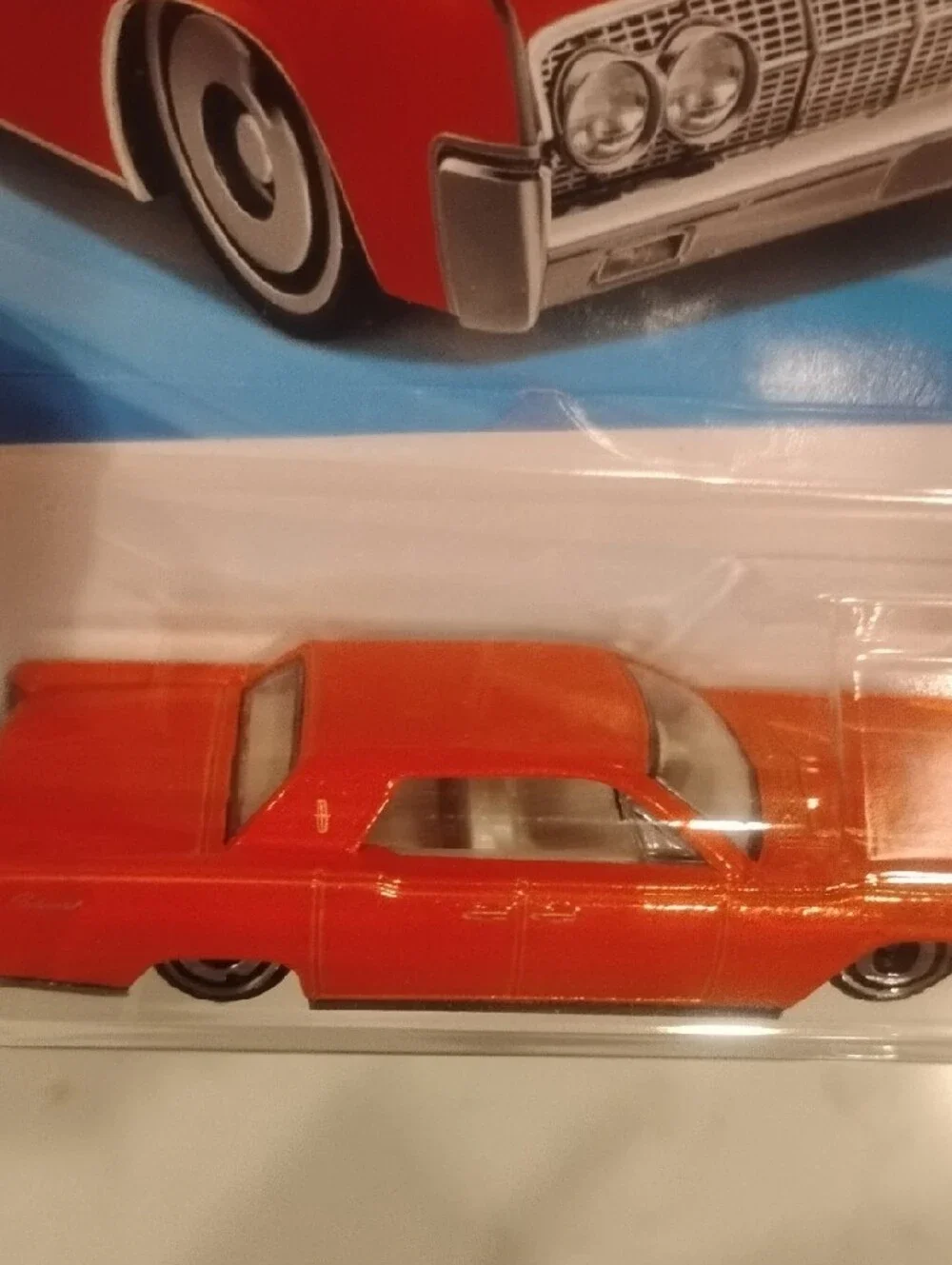 Mattel Hot Wheels Red 1964 Lincoln Continental Toy Car